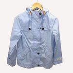 Joules Women's Coast Waterproof Hooded Jacket Light Blue Steel‎ Size 2 Photo 1