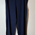 SKIMS ‎ Soft Lounge Ribbed Wide Leg Pants Navy Blue Size 3X Photo 0