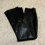 Abercrombie & Fitch  Vegan Leather Split-Hem Flare Pant size medium Photo 0