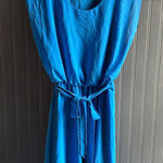 Tacera  Vibrant Blue Dress Photo 0