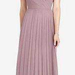 NWT RUFFLED STRAP CUTOUT WRAP MAXI DRESS IN DUSTY ROSE, 10 Photo 0