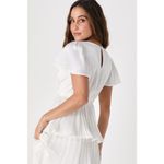 Lulus  Twirl-wind Romance White Satin Tiered Midi Dress Layered Elegant Sz XL Photo 2