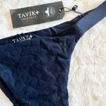 NWT Tavik Heather Black Swim Bottom in Textured Cheetah Photo 2