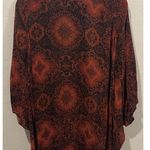 Billabong Chiffon Burgundy Open Cardigan Photo 3