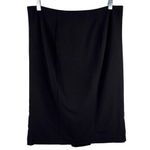 Ny Collection NY & Co 7th Avenue Design Pencil Skirt 16 Black Back Cinch New Photo 0