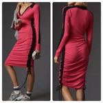 Anthropologie Daily Practice by Long-Sleeve Colorblock Polo Midi Dress Photo 1