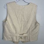 Vintage Tantrums Vest Women Pastel Striped Embroidered size petite medium Yellow Photo 2