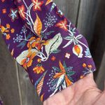 Anthropologie EUC  Maeve Beloved Dress Purple Floral Size Medium Retail $148.00 Photo 5