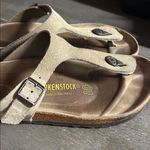 Birkenstock Beige Suede Gizeh sandals - Size 40 women’s 9 - Flaw Photo 6