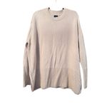 Gap Knit Sweater Beige Crew Neck Long Sleeve Oversized Casual Women's XXL NWT Photo 1