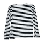 Spanx Black and White StripRashgaurd Sun Shirt size M Photo 2