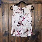 Rory Beca  IVORY SILK FLORAL TOP Photo 1