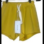 NWT MOTHER yellow shorts size XS Photo 2