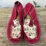 Ariat Cruisers Red Cactus Cowgirl Old West Slip On Shoes Mocs 10024768 7.5B Photo 1