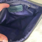 Neiman Marcus  Leather Teal Crossbody Bag Studded Photo 1