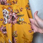 Torrid yellow gold floral challis shirt dress size 3X Photo 5