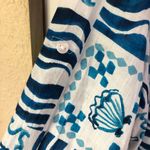 True Destination Womens Sunset Blue She’ll Swim Coverup Shirt XL Photo 4