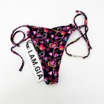I am gia NWT I.AM.GIA | Arosa Side Tie Heart Print Be Mine Bikini Bottom Medium Photo 2
