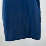 Old Navy velour smocked back Midi Dress navy blue stretch XL party layering Photo 4