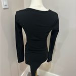 Madewell  Black‎ Long Sleeve Bodysuit Photo 1