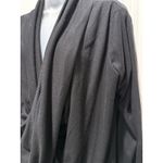 Apt. 9  Black Slouch Deep V-Neck Blouse Large Women’s Long Sleeve L Photo 1