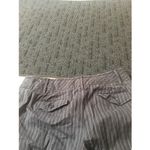 Ann Taylor Loft Women's Stripe Capri Casual Dress Pants Size 10 Black Gray Photo 6