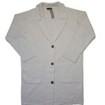 J.Crew NWT Collared Sweater-Jacket in Heather Dove Gray Oversized Cardigan S Photo 1