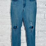 Levi's Levi’s 721 high rise skinny jeans light wash Size 31 Womens Stretch Distressed Photo 8