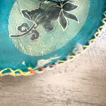 CORKYS POPPY TURQUOISE HAND PAINTED LEATHER SANDALS SIZe 9.5 Blue Photo 5