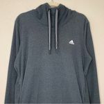 Adidas  Women’s Size Large Black Fleece Hoodie Pullover Sweatshirt Photo 3