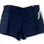 J.Crew | XL| Elastic Drawstring Waist Navy Shorts 3.5 Inseam Nautical High Rise Photo 0