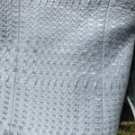 Ellen Tracy  Light Blue Textured Tailored Cotton/Silk Blend Blazer 6 Photo 7