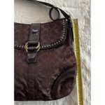 Coach Vintage H0868-F12852 Dark Brown Sparkly Signature Women’s Bag Crossbody Photo 7