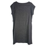 Poetry Linen Cotton Blend Navy Blue Natural Fabric Sheath Dress Size 10 Photo 8