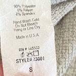 W5 ANTHROPOLOGIE Lightweight Knit 3/4 Sleeve Sweater Slit Hem Size Small Casual Photo 8