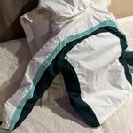 Columbia SKI JACKET WOMEN'S MEDIUM W/ HOOD WHITE & GREEN Photo 6