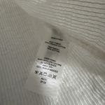 Quince  White Organic Textured Cotton Peasant Blouse Size Small Photo 4