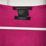 Armani Exchange Woman’s 100% Merino Wool Wrap Sweater Cardigan Pink Sz XS Photo 2