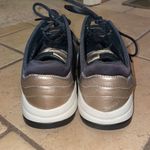 Geox Respira Gold & Black Athleisure Sneakers Photo 3