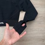 AYBL  Reflex Seamless Long Sleeve Crop Top in Black Photo 4