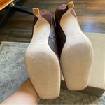 Reformation  Enis Stretch Leather Ankle Boot 8.5 in Chestnut Brown Photo 5