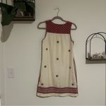 Madewell  100% Cotton Stitch Mosaic Sleeveless Shift Mini Dress Size 0 Photo 1