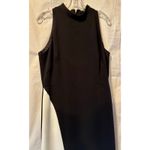 White House | Black Market WHBM Lined Black White Seeveless Banded Collar Dress 12 Photo 14