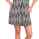 Everyday Ritual Claudine Tunic Maldives Stripe Size Medium Black Photo 0