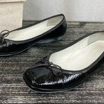 Geox  Black Patent Ballet Flat Shoes 36 6 Photo 0