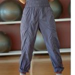Free People Movement High Smocked Waist The Way Home Jogger Pants | Purple | XS Photo 0