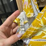 Free People Floral Ribbed Bodysuit plunge vneck sleeveless tank open back sexy Photo 2