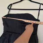 House Of CB  Contessa Black Strapless Satin Corset Midi Dress‎ NWOT size L Photo 4