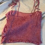 Urban Outfitters Pink Cropped Tank Photo 1