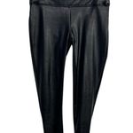 1. State  Faux Leather Leggings Size Small Black Shiny Stretch Pants Photo 2